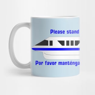 Please stand clear of the doors, Blue Mug